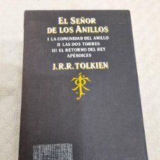 Libros: PACK EL SEÑOR DE LOS ANILLOS - J. R. R. TOLKIEN. ED. MINOTAURO (1988)