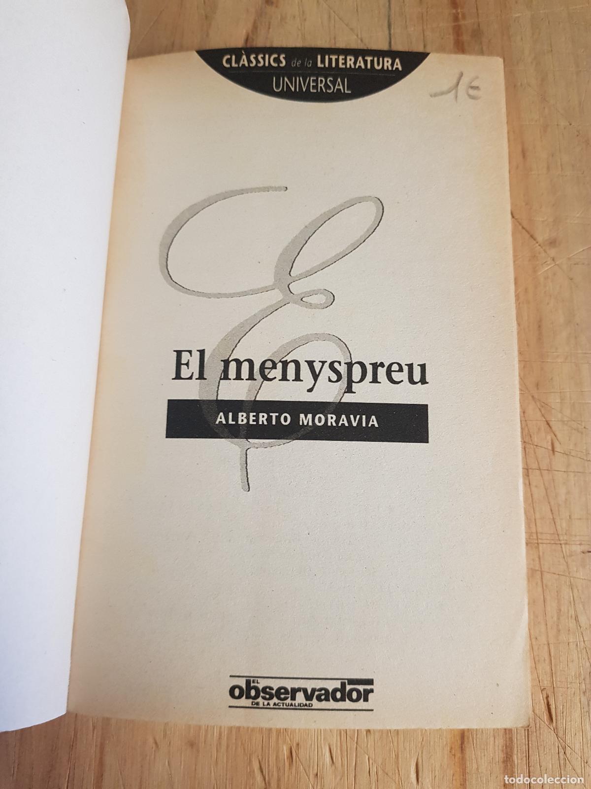 Libros: El menyspreu - Alberto Moravia - Foto 5