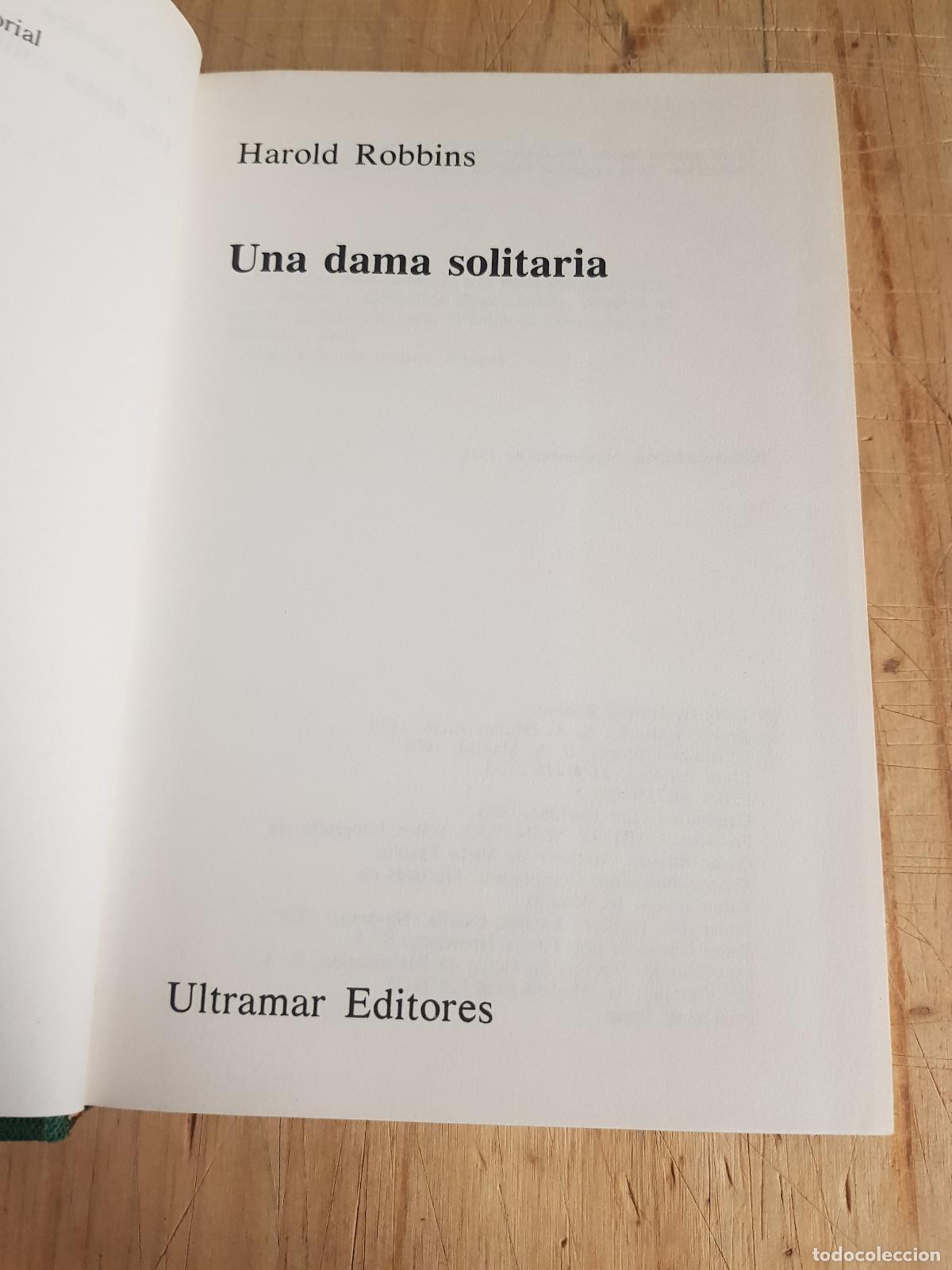 Libros: Una dama solitaria - Harold Robbins - Foto 5