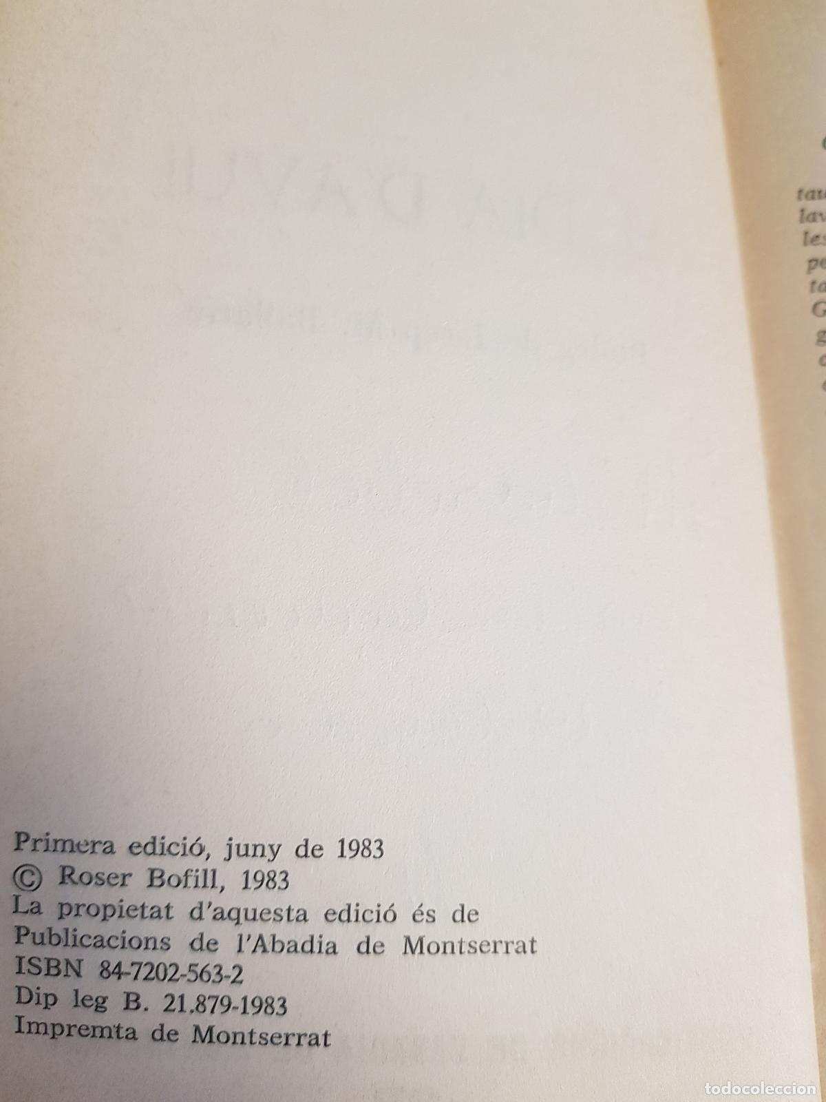 Libros: El dia davui - Roser Bofill - Foto 3