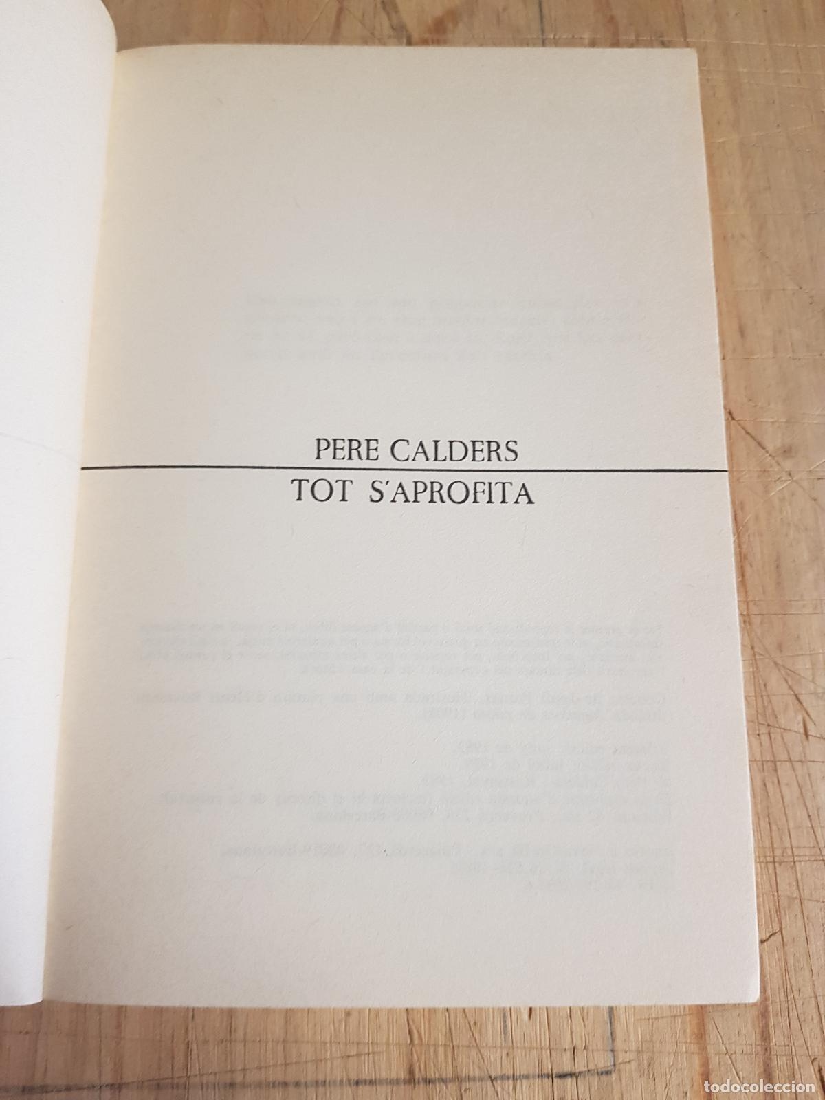 Libros: Tot saprofita - Pere Calders - Foto 5