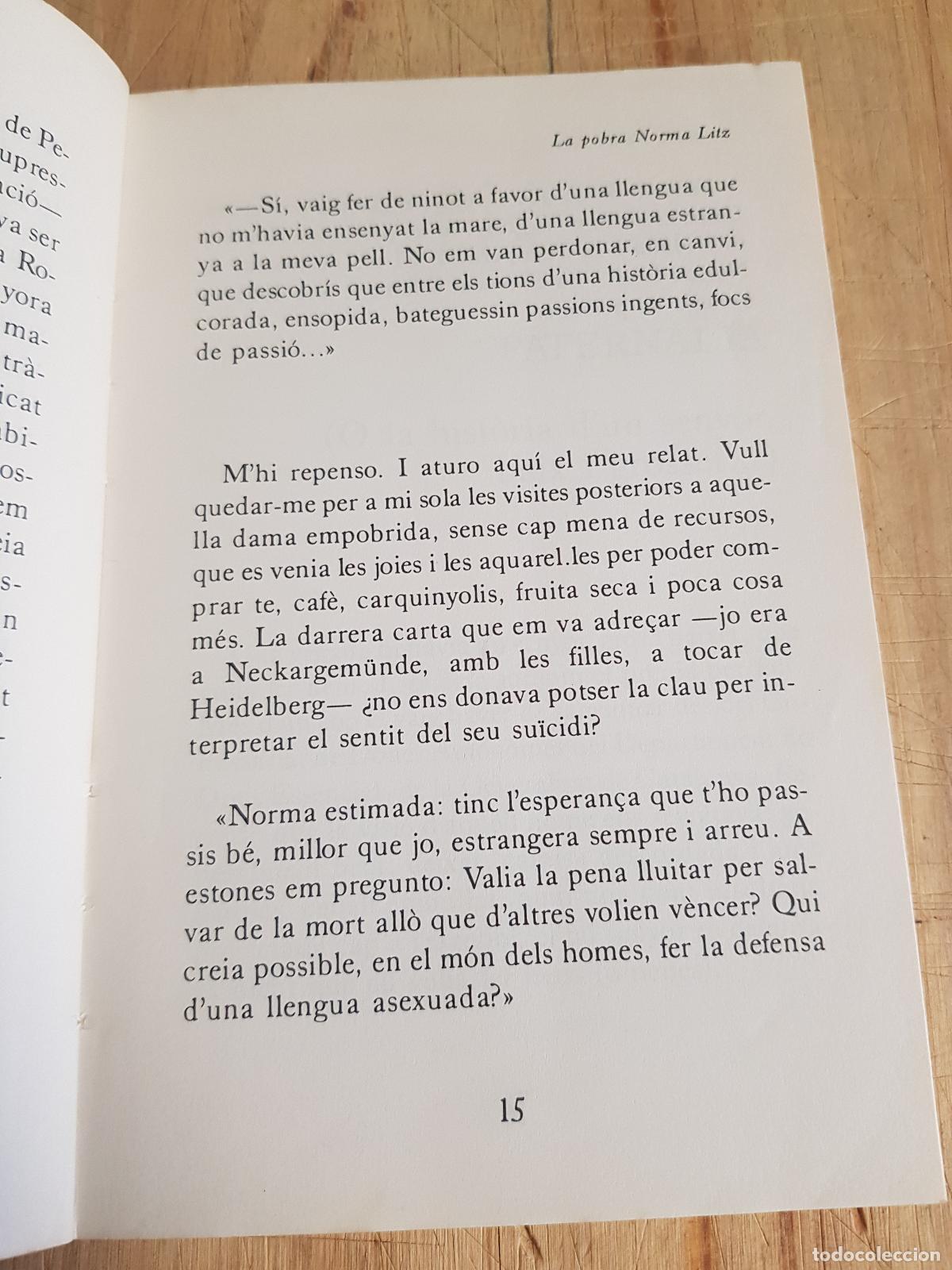 Libros: La pobra Norma Litz i altres contes - Ignasi Riera - Foto 3
