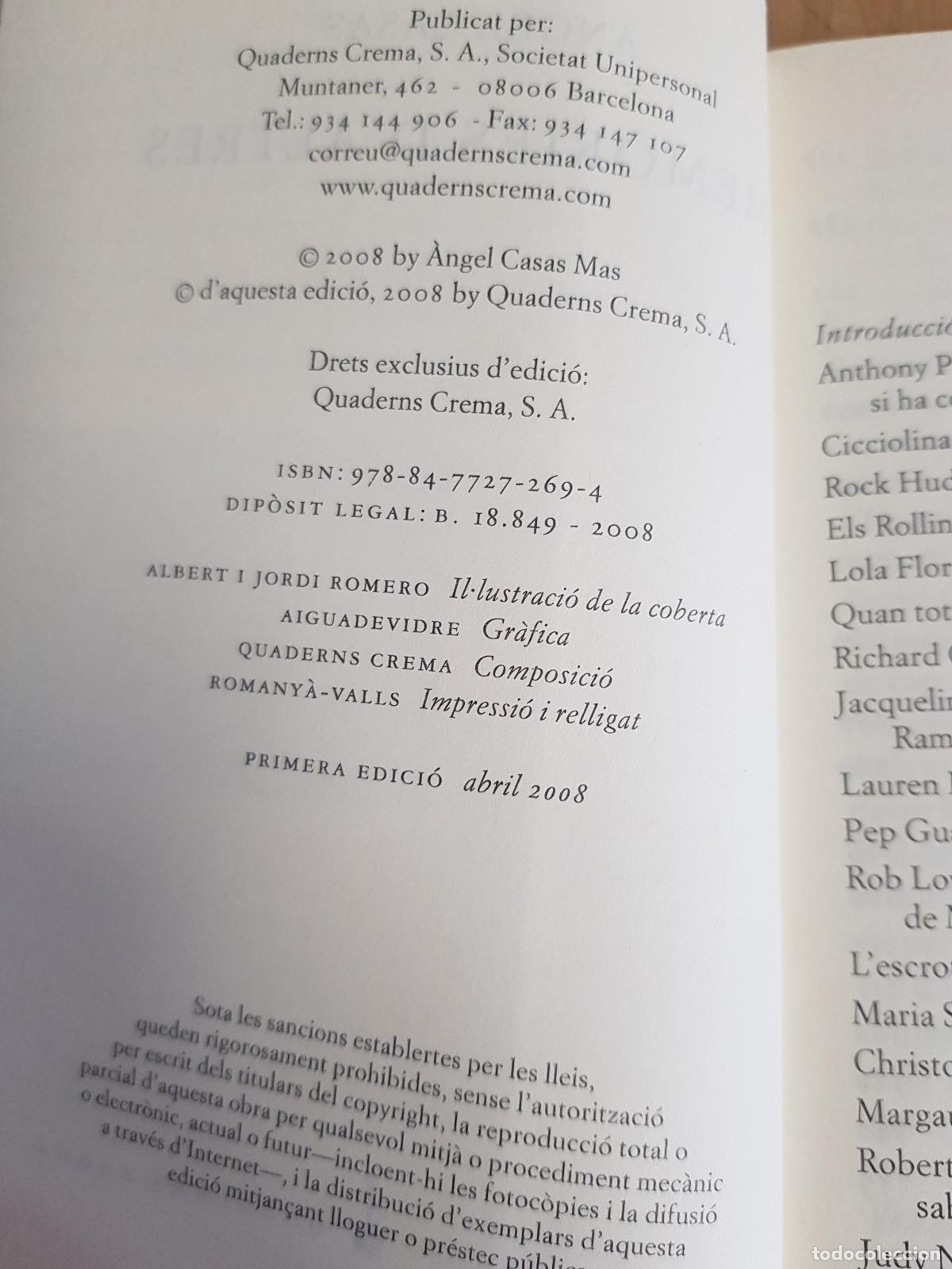 Libros: Mem&ograve;ries daltres - &Agrave;ngel Casas - Foto 3