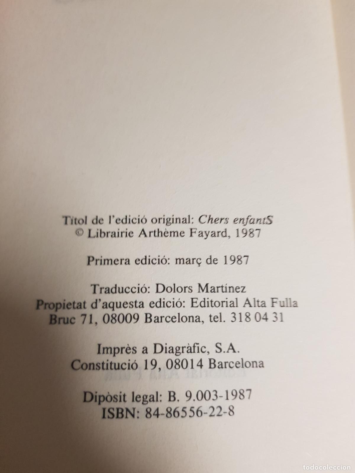 Libros: Estimats fills - Christiane Collange - Foto 2