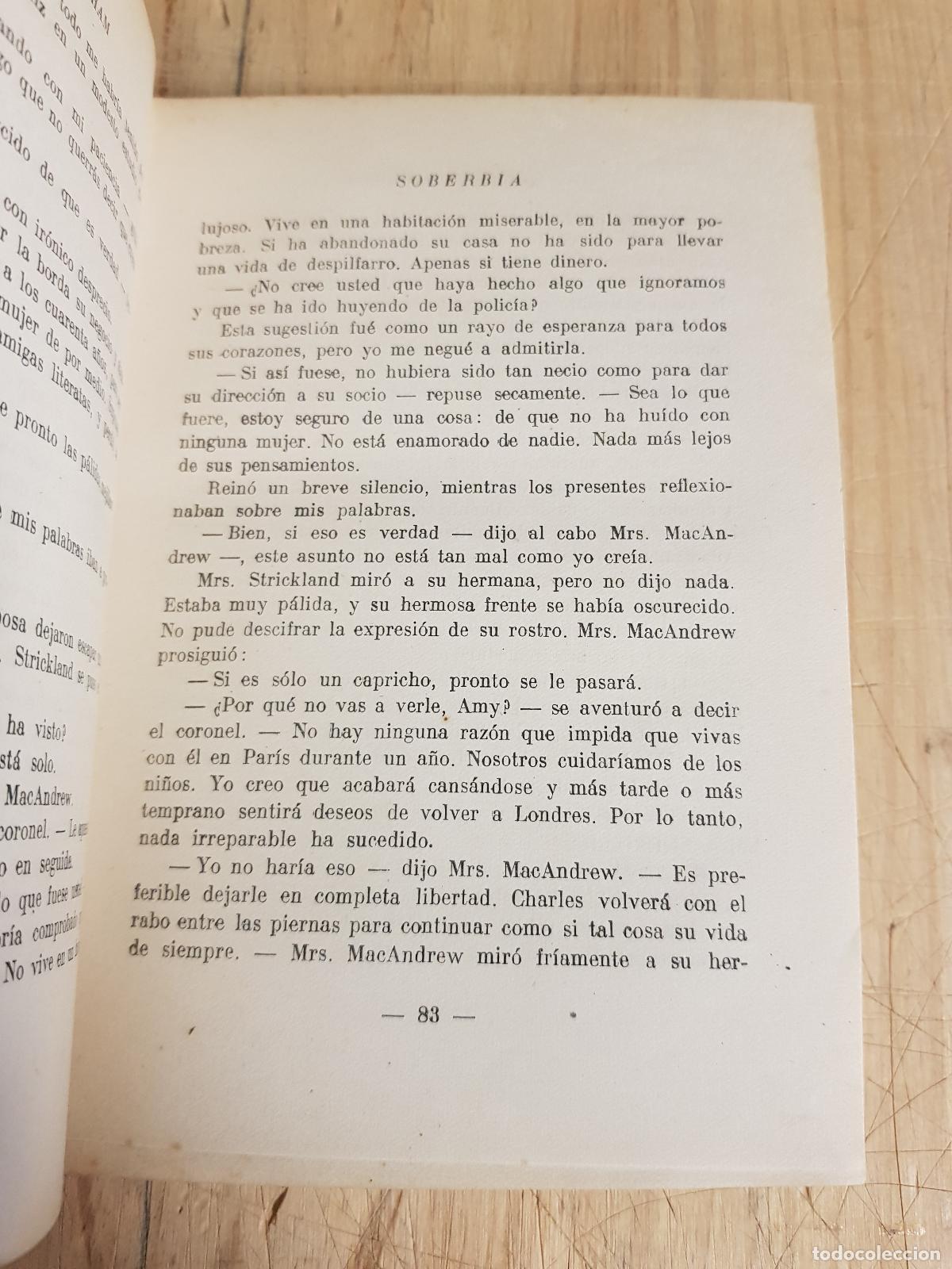 Libros: Soberbia - SOMERSET MAUGHAM, W. - Foto 5