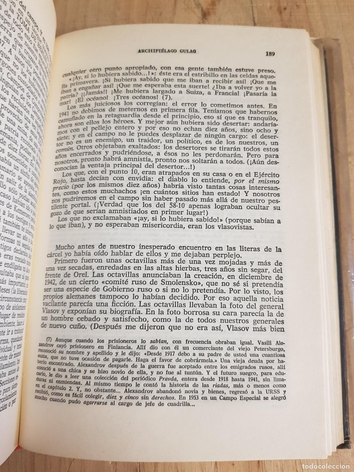 Libros: Archipi&eacute;lago Gulag - Alexander Soljenitsin - Foto 4