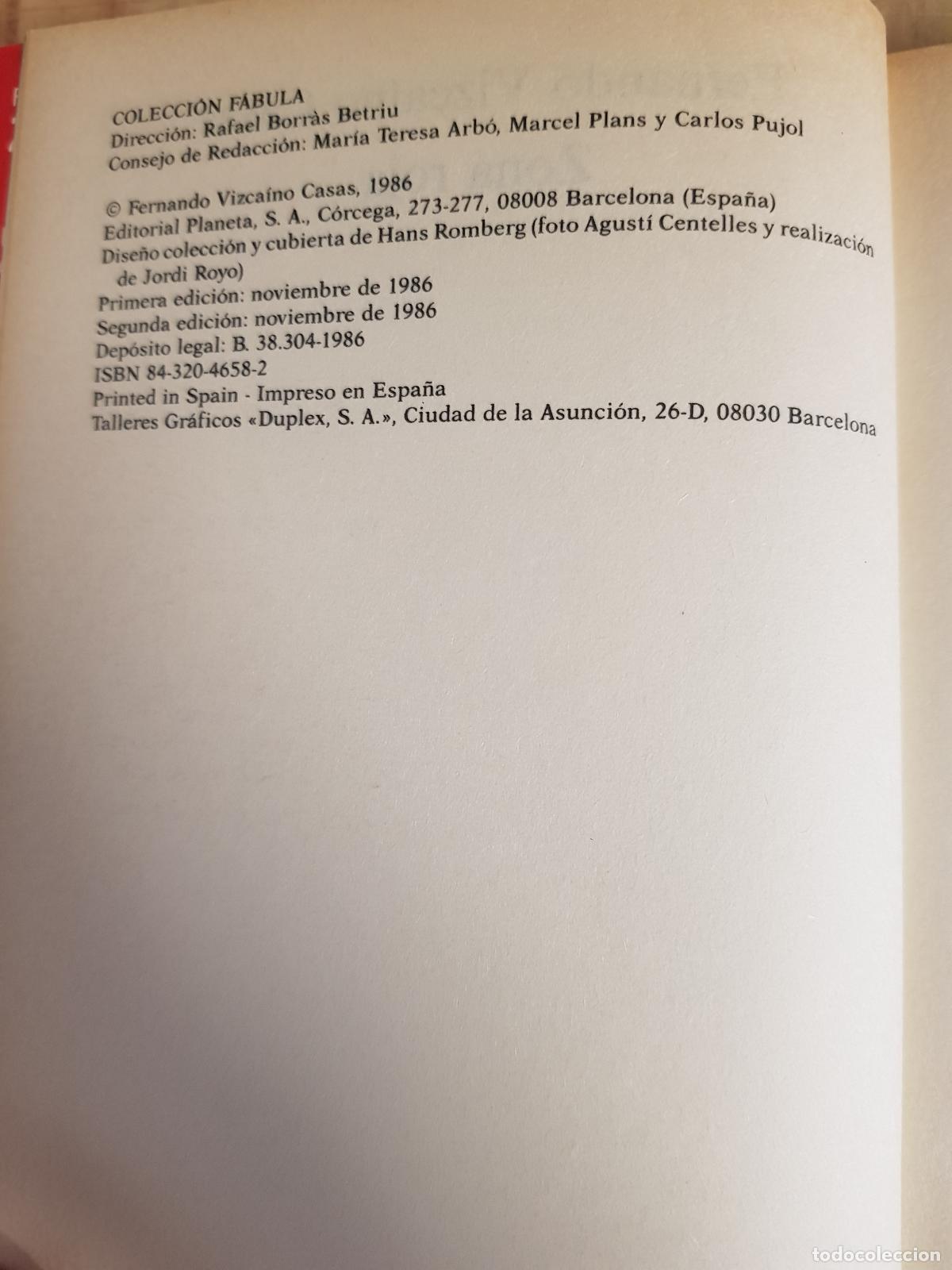 Libros: Zona Roja - Fernando Vizca&iacute;no Casas - Foto 4