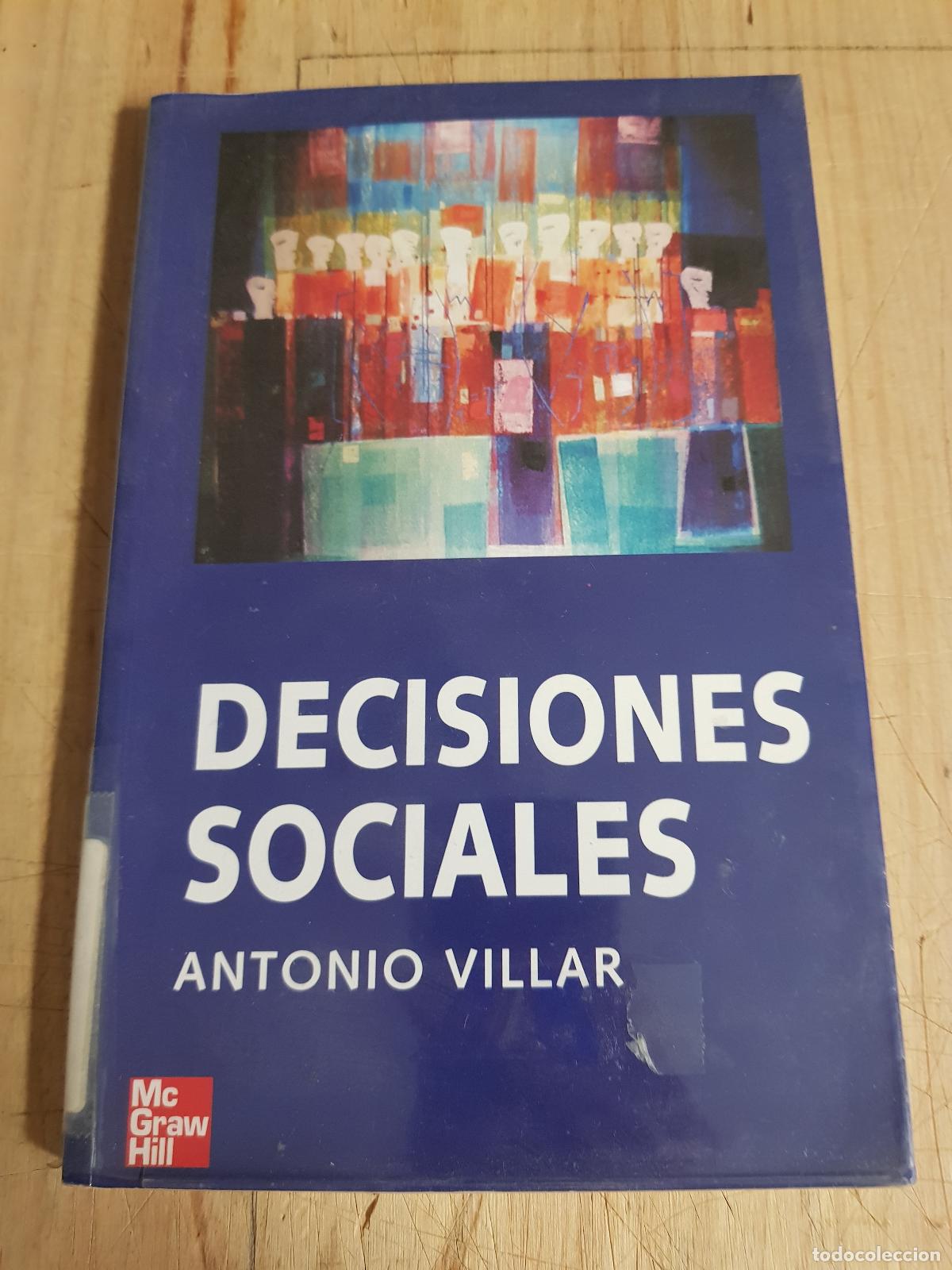 Libros: Decisiones sociales - Antonio Villar - Foto 1