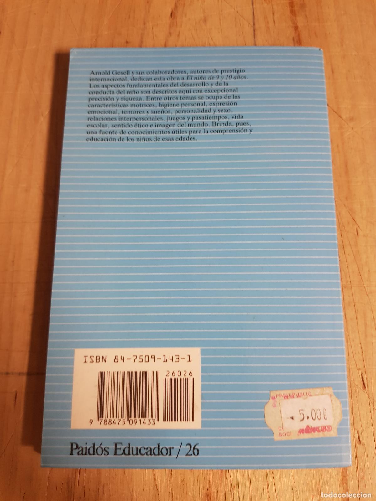 Libros: El ni&ntilde;o de 9 y 10 a&ntilde;os - Arnold Gesell - Foto 4