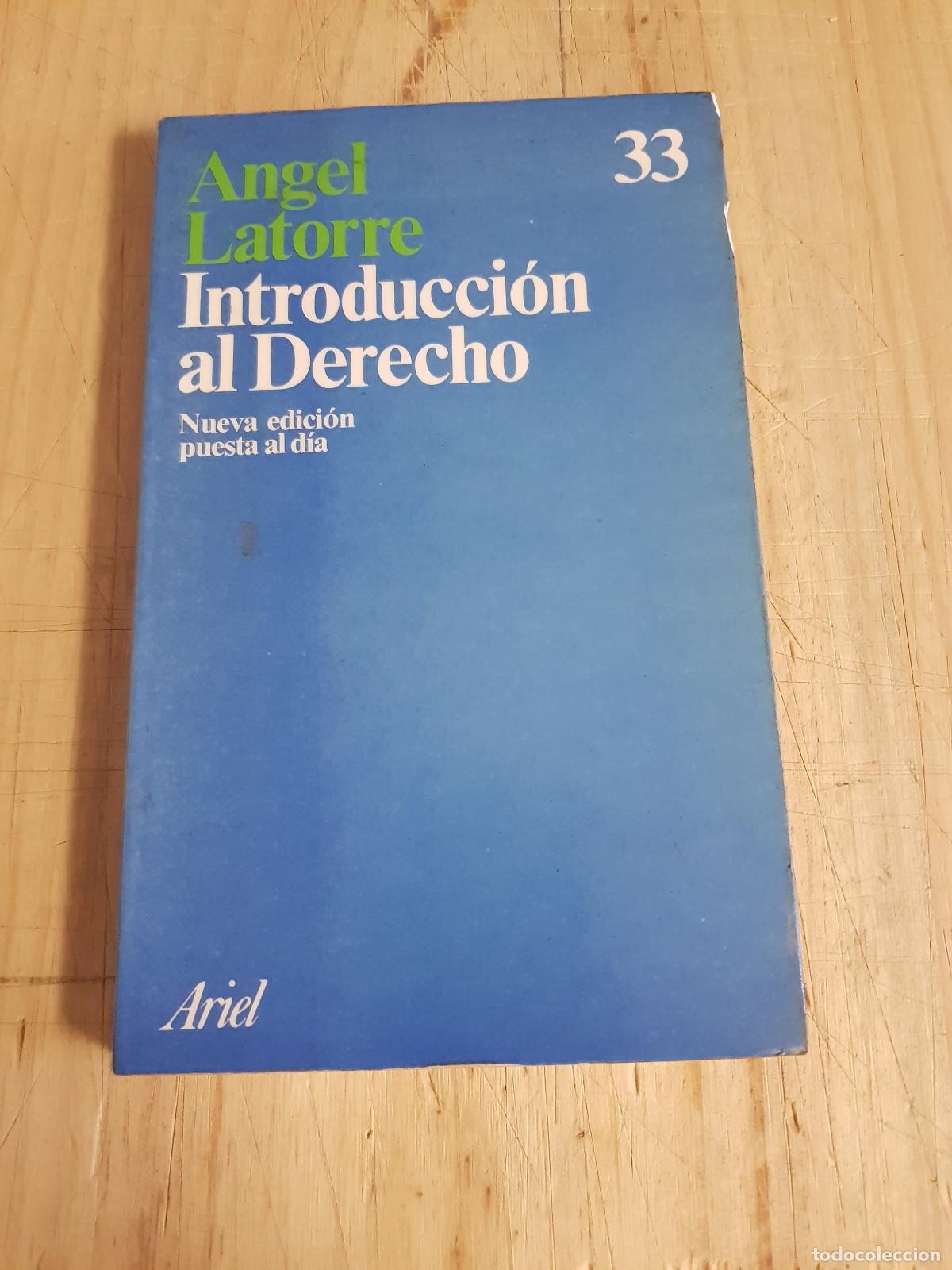 Libros: Introducci&oacute;n al derecho - Angel Latorre - Foto 1