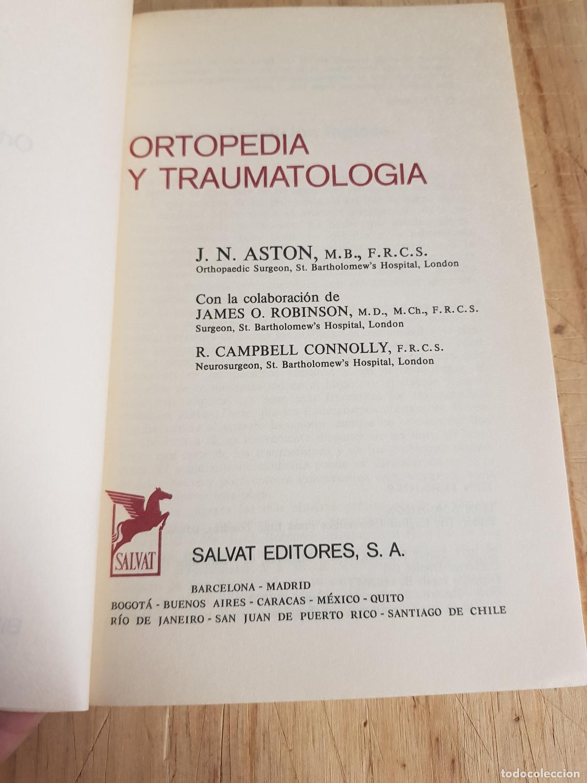 Libros: Ortopedia y traumatolog&iacute;a - J. N. Aston - Foto 2