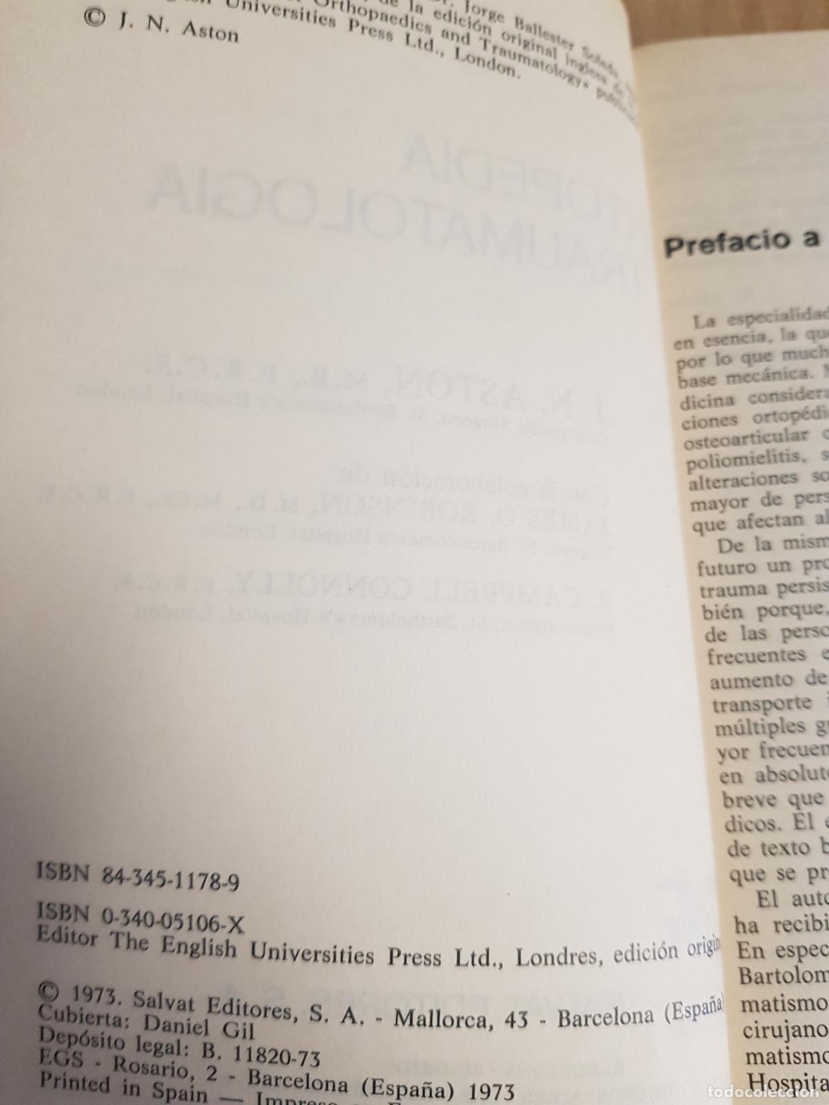 Libros: Ortopedia y traumatolog&iacute;a - J. N. Aston - Foto 3