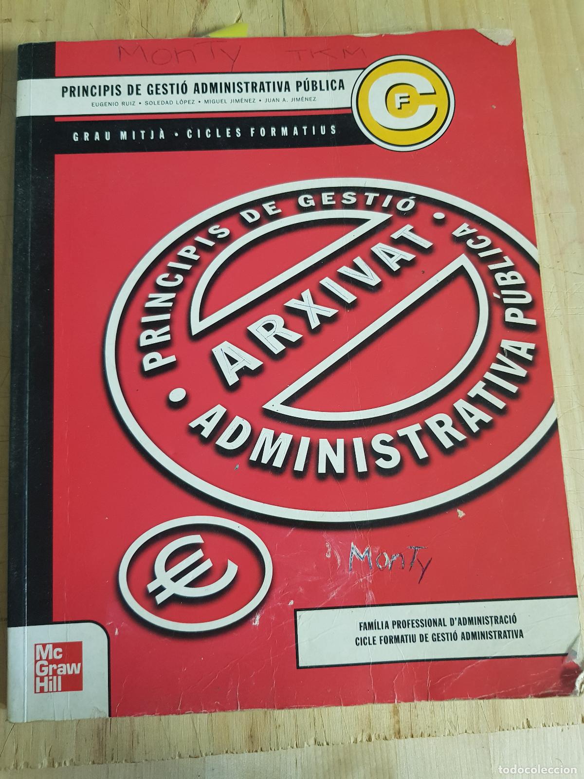 Libros: Principis de gesti&oacute; administrativa p&uacute;blica - Varios - Foto 1