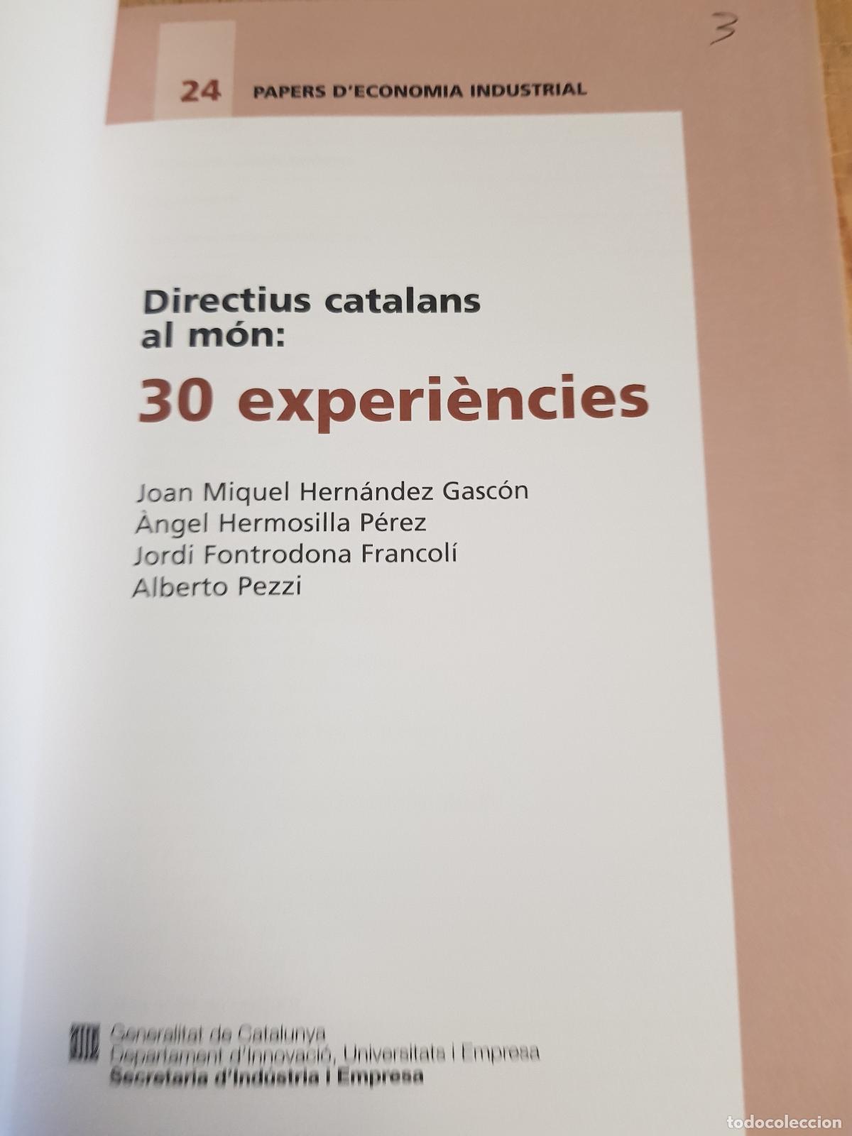 Libros: Directius catalans al m&oacute;n: 30 experi&egrave;ncies - Varios - Foto 5