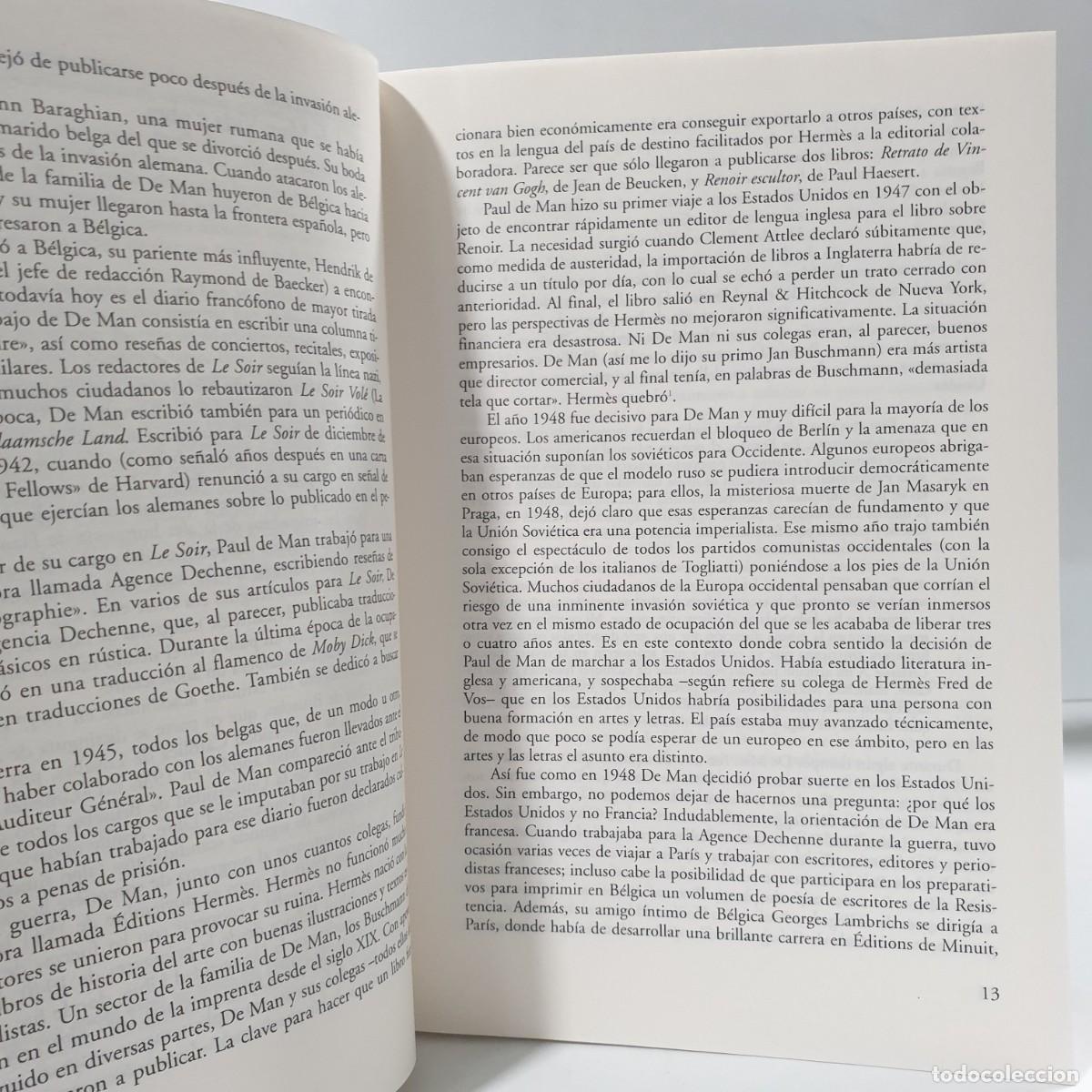Libros: ESCRITOS CR&Iacute;TICOS - Paul de Man - Foto 6