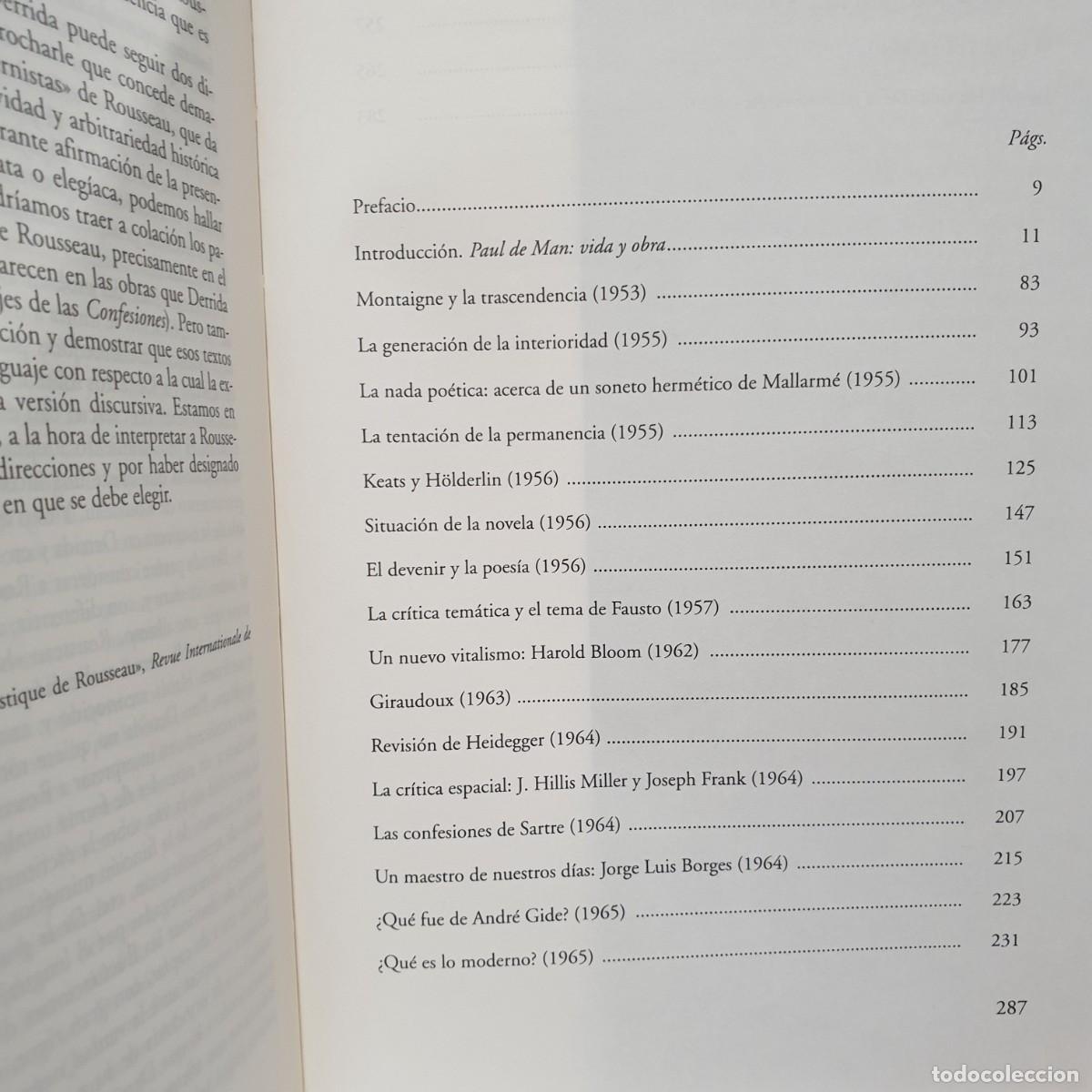 Libros: ESCRITOS CR&Iacute;TICOS - Paul de Man - Foto 9