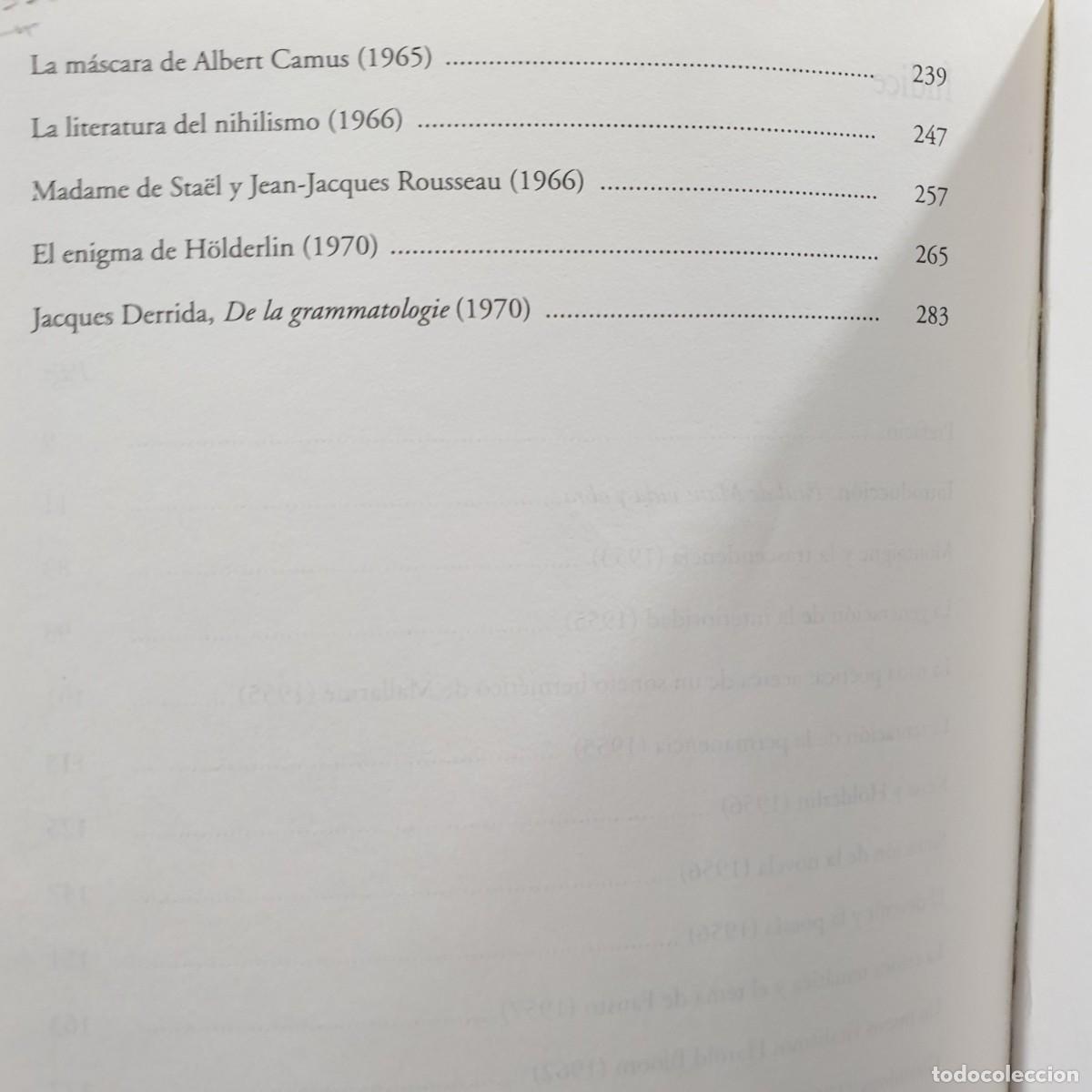 Libros: ESCRITOS CR&Iacute;TICOS - Paul de Man - Foto 10