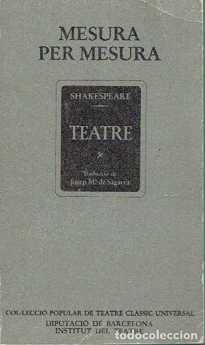 books: William Shakespeare.. - Mesura per mesura..