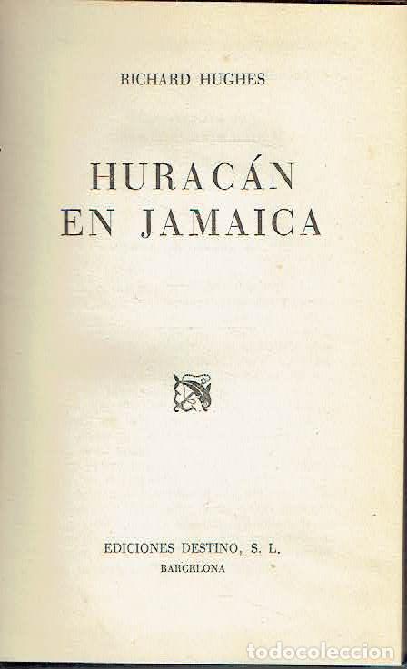Libros: Richard Hughes.. - Hurac&aacute;n en Jamaica.. - Foto 1