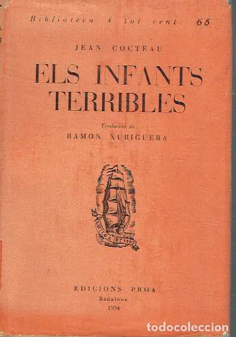 Libros: Jean Cocteau.. - Els infants terribles.. - Foto 1