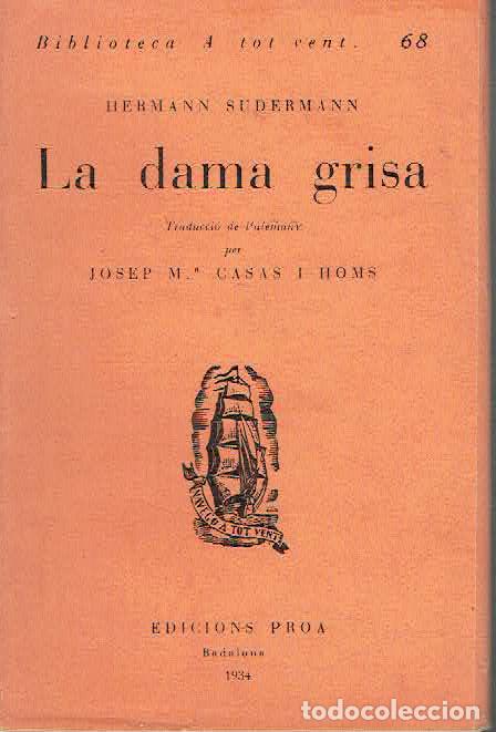 Libros: Hermann Sudermann.. - La dama grisa - Foto 1