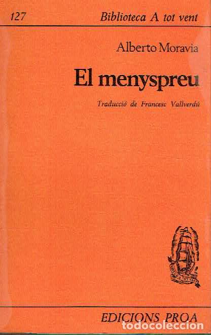 Libros: Alberto Moravia.. - El menyspreu.. - Foto 1