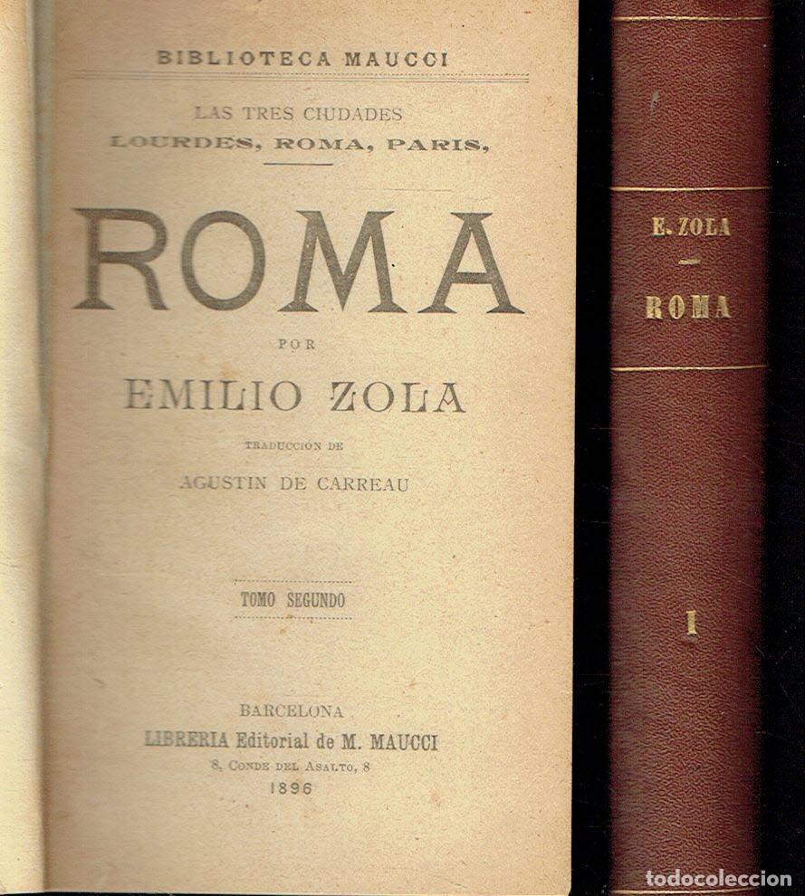 Libros: Emilio Zola.. - Roma, 2 tomos.. - Foto 1