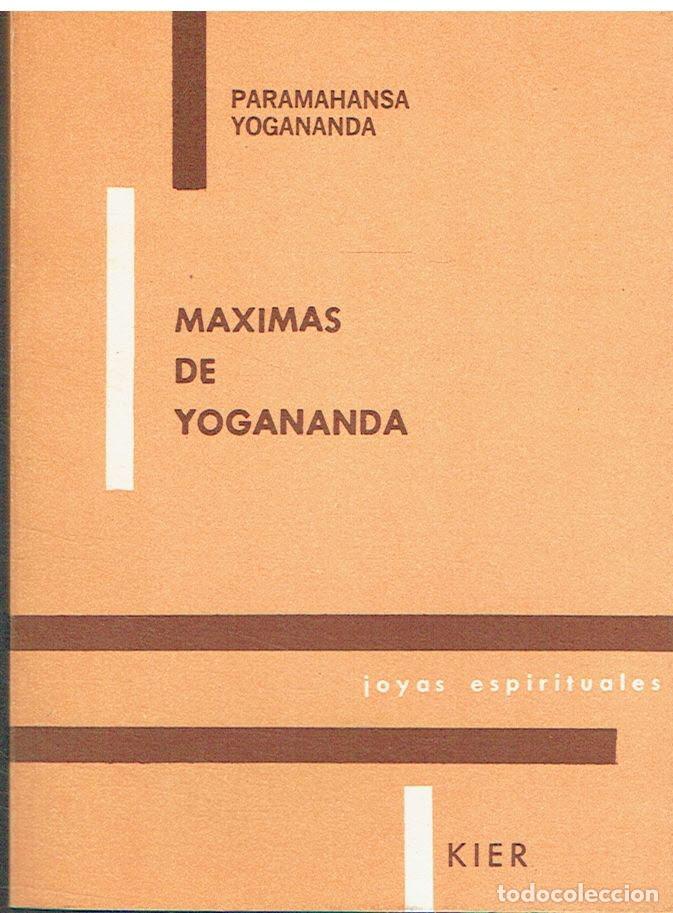 Libros: Paramahansa Yogananda.. - Maximas de Yogananda.. - Foto 1