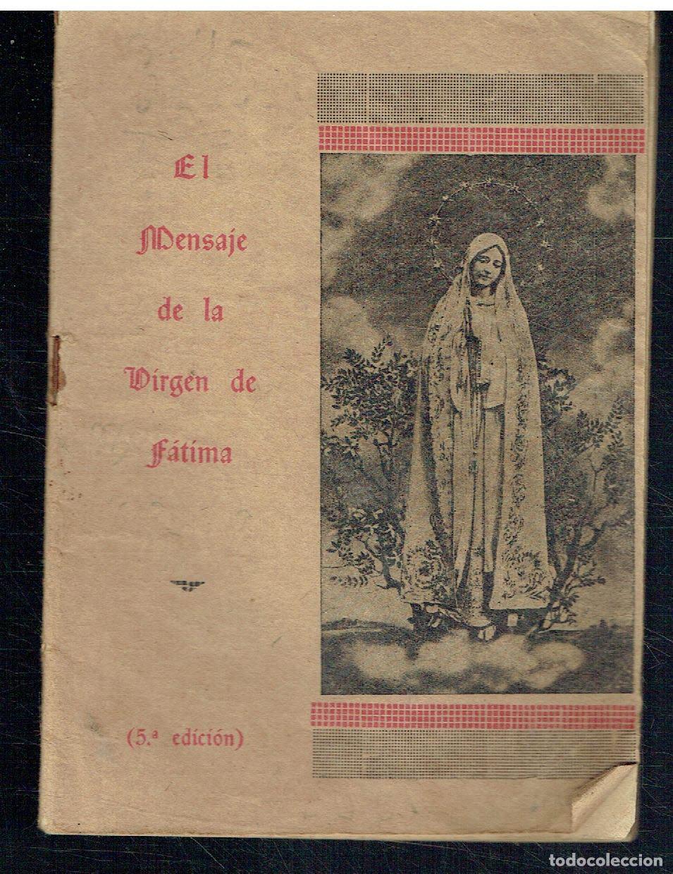 Libros: El Mensaje de la Virg&eacute;n de F&aacute;tima.. - Foto 1