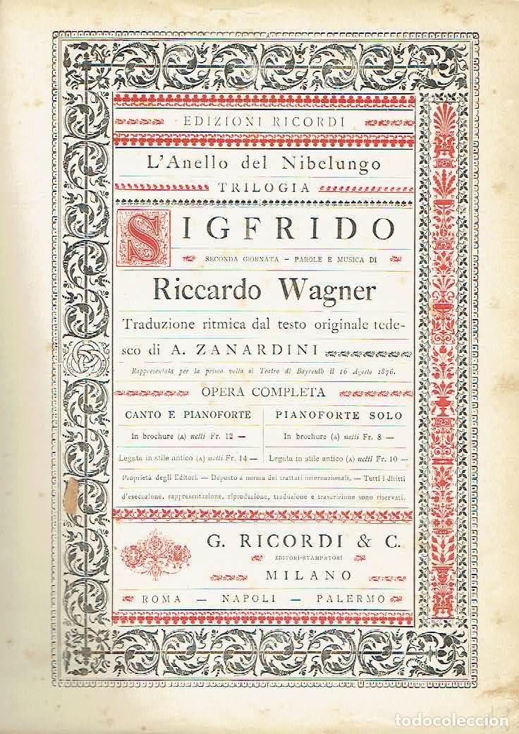 Libros: Ricardo Wagner. - Sigfrido. - Foto 1