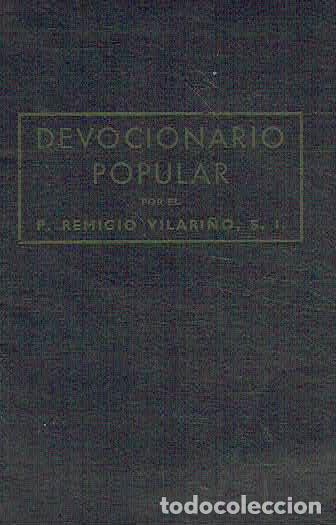 Libros: P. Remigio Vilari&ntilde;o.. - Devocionario popular.. - Foto 1