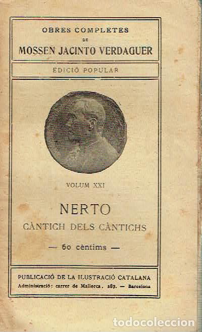 Libros: Jacint Verdaguer - Nerto.. - Foto 1