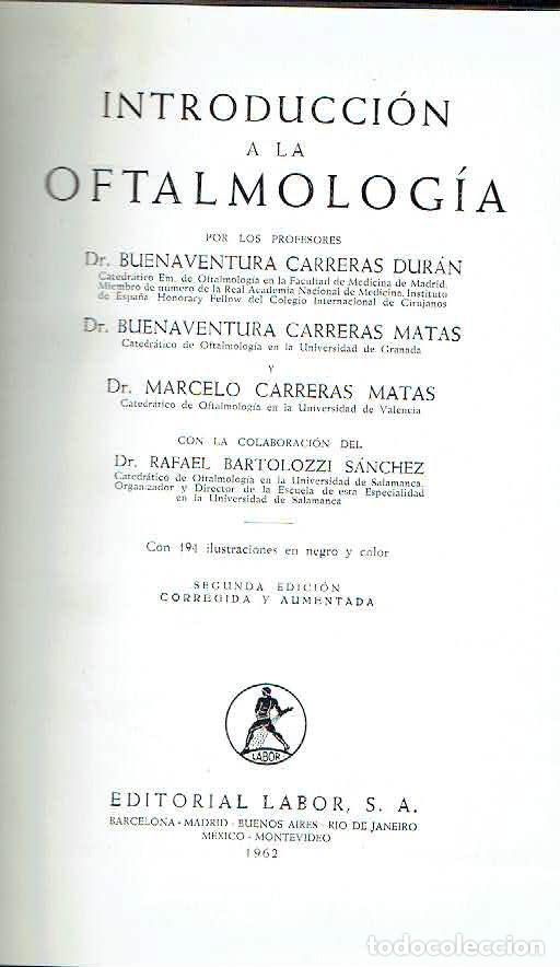 Libros: V.V.A.A.. - Introducci&oacute;n a la Oftalmolog&iacute;a - Foto 1