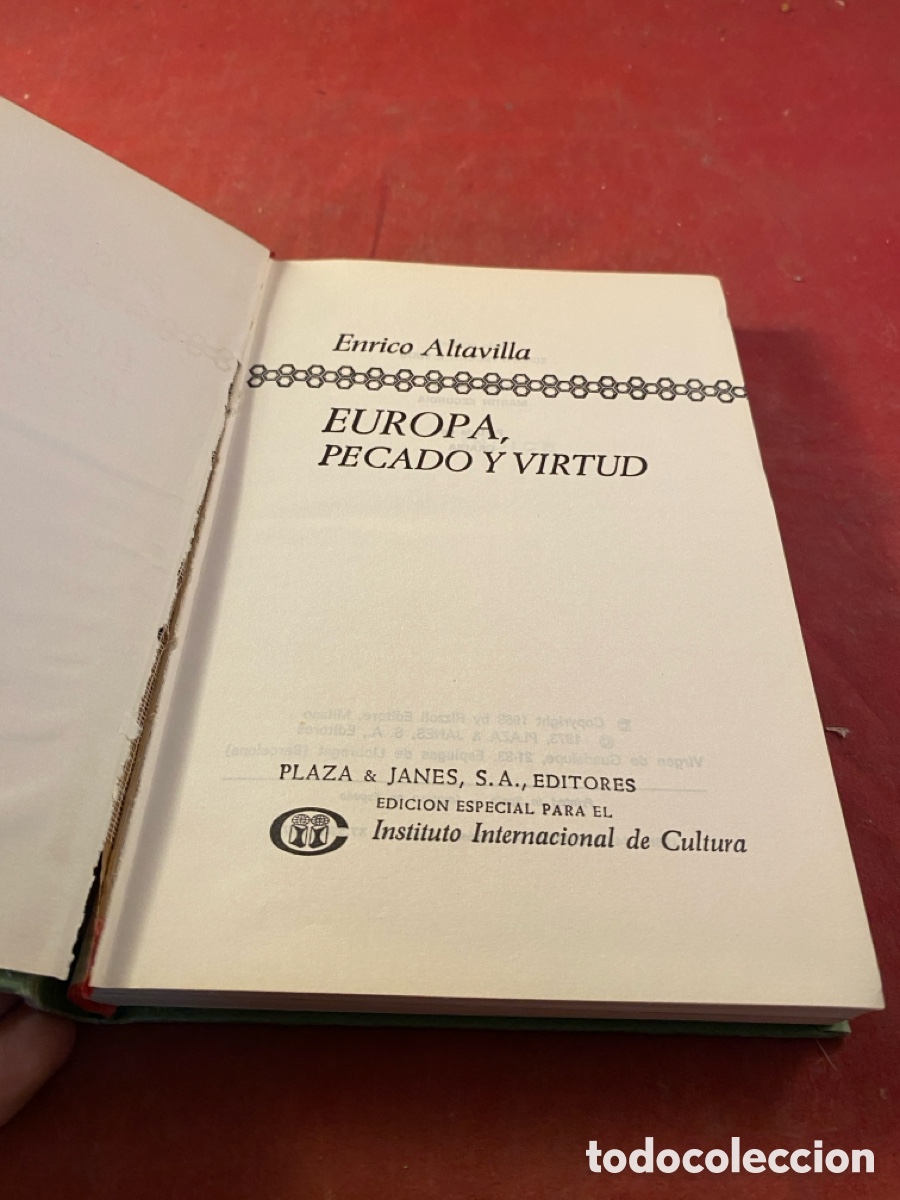 Libros: EUROPA, PECADO Y VIRTUD - Foto 1