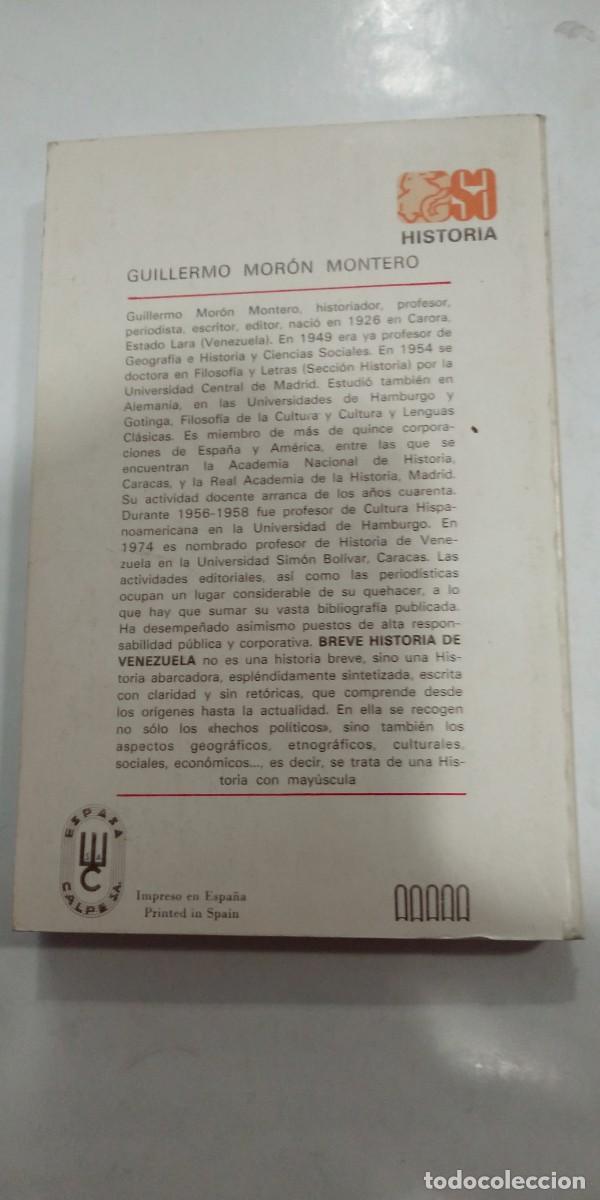 Libros: Breve historia de Venezuela Guillermo Mor&oacute;n - Foto 2