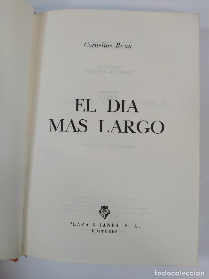 Libros: EL D&Iacute;A M&Aacute;S LARGO. - CORNELIUS RYAN. TDK307 - Foto 2