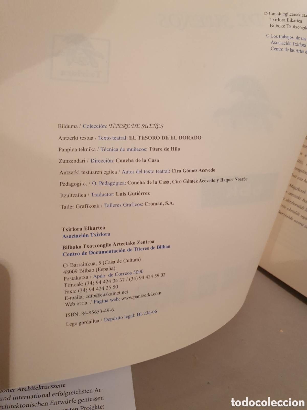 Libros: TITERE DE SUE&Ntilde;OS. EL TESORO DE EL DORADO. BBK A&Ntilde;OS 90. - Foto 11