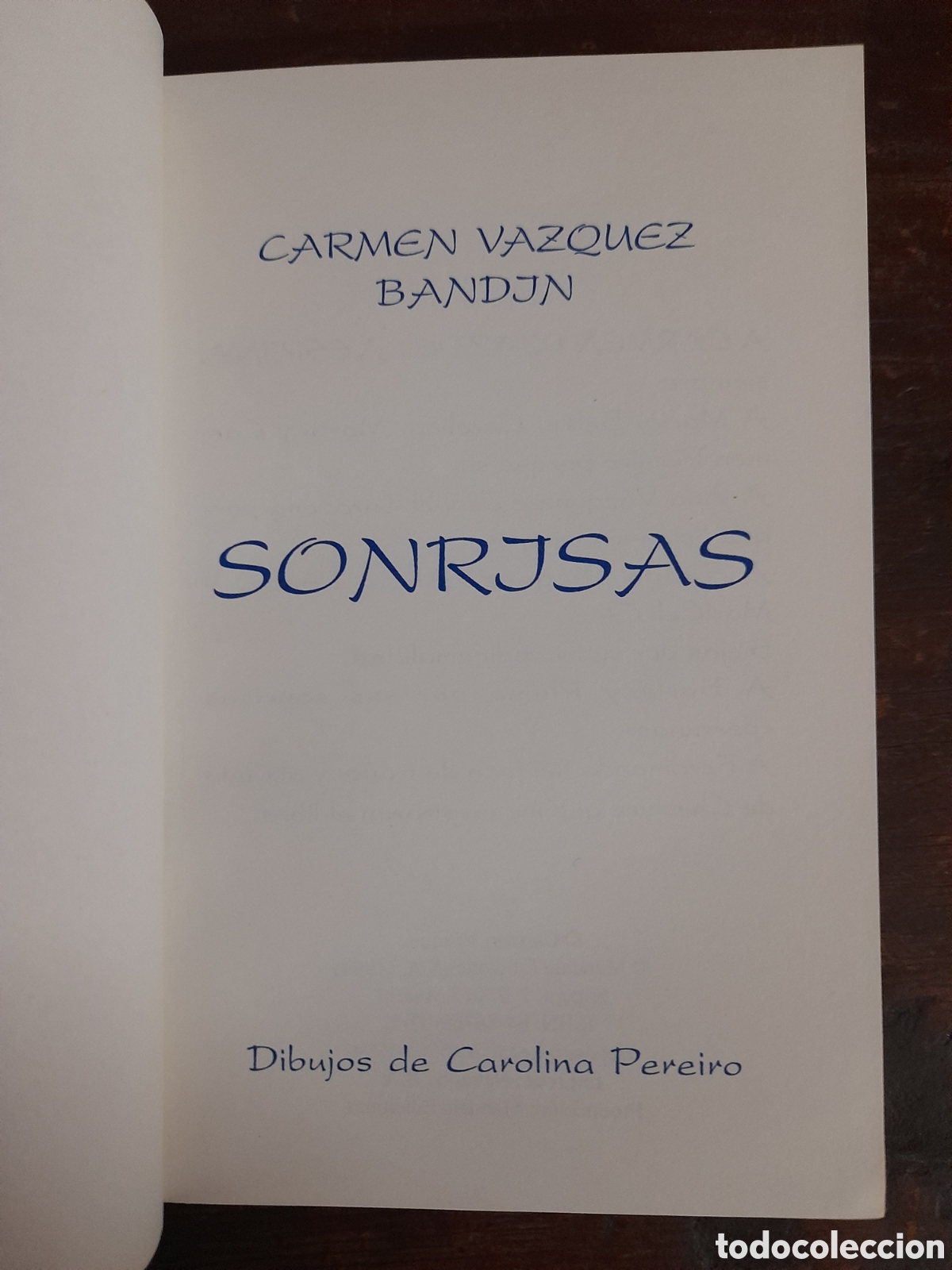 Libros: Sonrisas, Carmen V&aacute;zquez Bandin - MANDALA 1994 - Foto 2