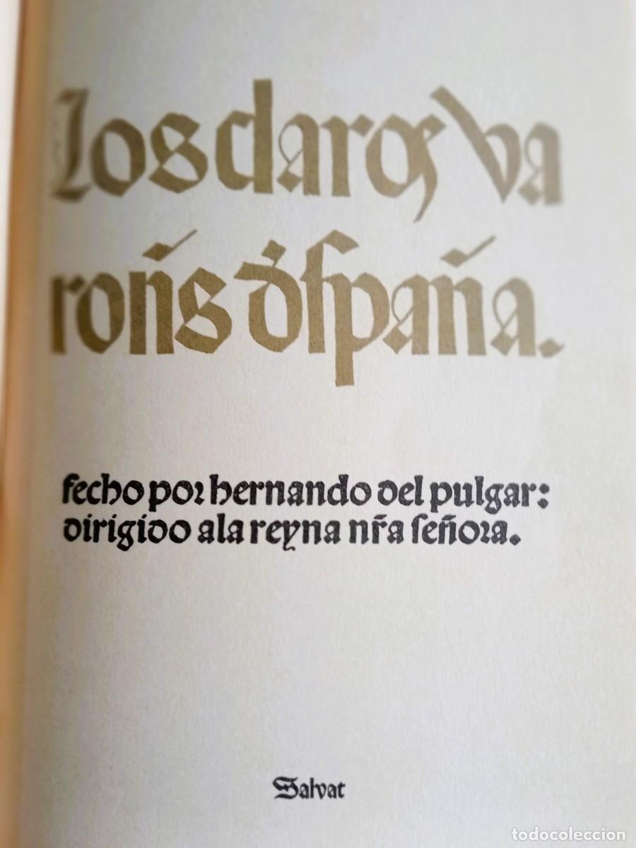 Libros: LOS CLAROS VARONES DE ESPA&Ntilde;A, EDICION FACSIMIL, - Foto 2