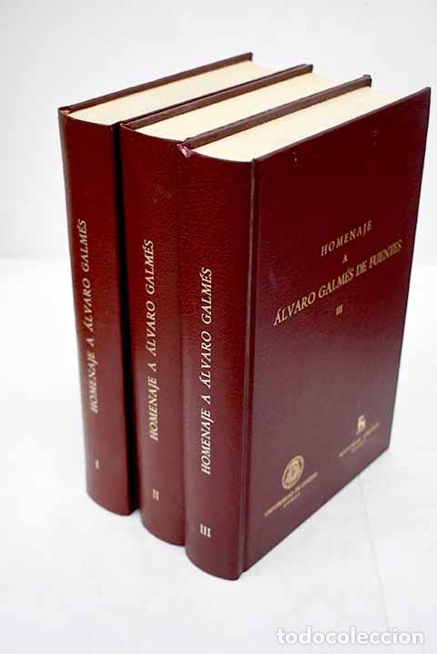 Libros: Homenaje a &Aacute;lvaro Galm&eacute;s de Fuentes - Foto 1