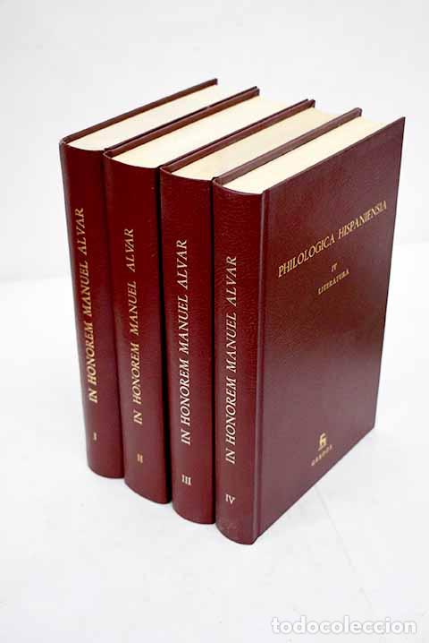 Libros: Philologica hispaniensia in honorem Manuel Alvar - Foto 1