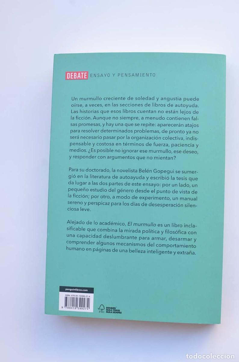 Libros: El murmullo - GOPEGUI, Bel&eacute;n - Foto 3