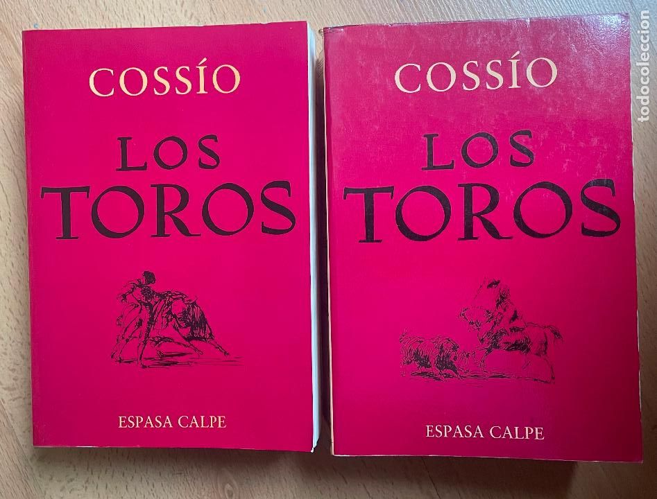 Libros: LOS TOROS, COSSIO, Espasa Calpe 2 Volumenes - Foto 1