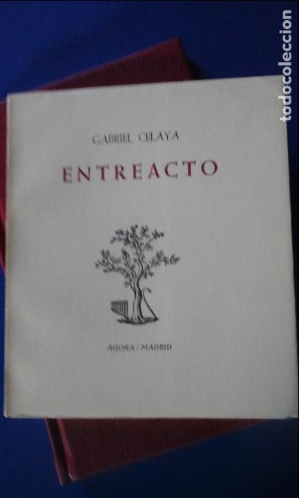 Libros: ENTREACTO (poemas) (Madrid, 1957) Primera Edici&oacute;n - Gabriel Celaya - Foto 1