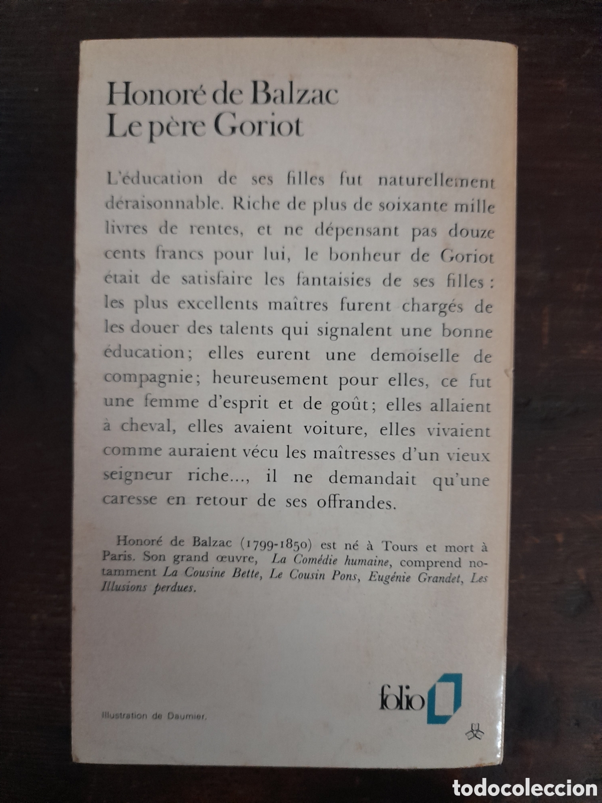 Libros: Le P&egrave;re Goriot, Balzac - GALLIMARD 1971 (En franc&eacute;s) - Foto 4