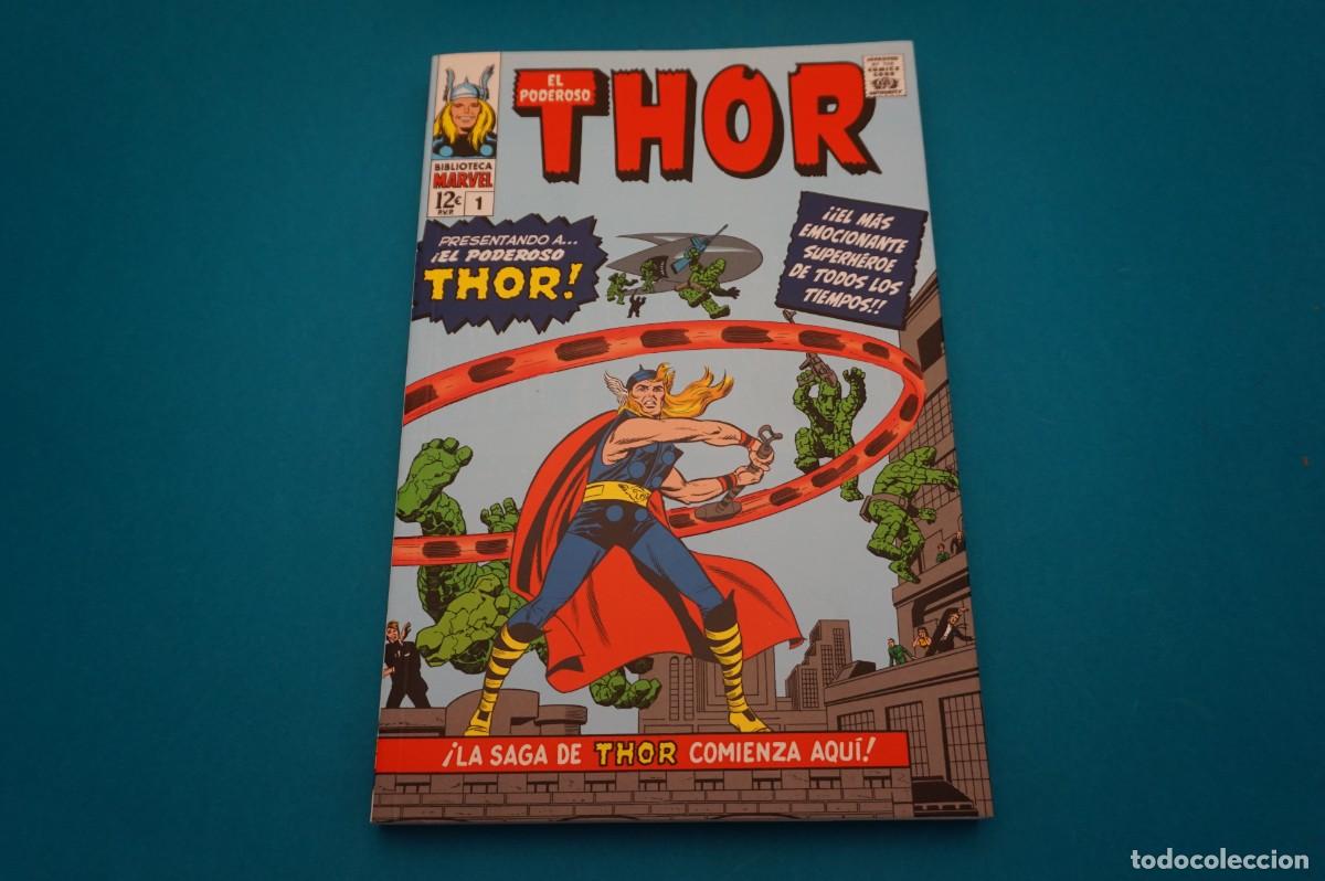 Libros: M3G/ EL PODEROSO THOR 1 - LA SAGA DE THOR COMIENZA AQUI / BIBLIOTECA MARVEL - Foto 1