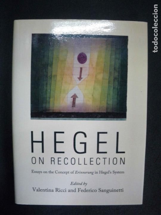 Libros: Valentina Ricci and Federico Sanguinetti, eds. - Hegel on recollection. Essays on the Concept of Eri