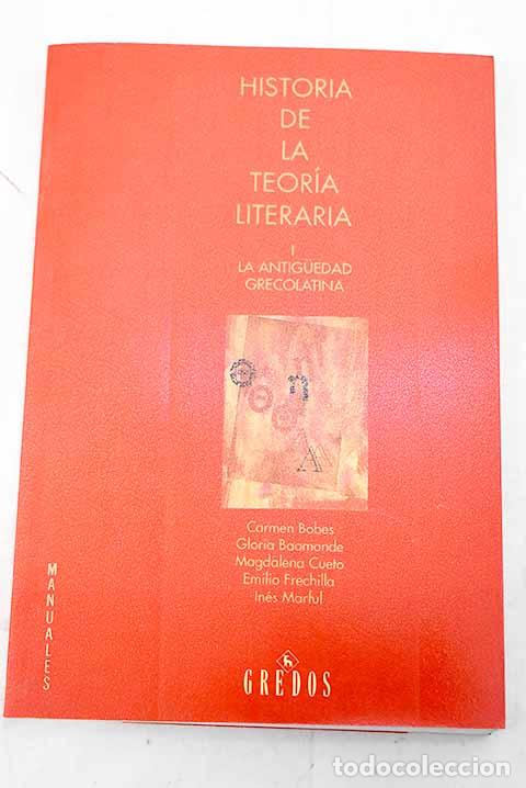 Libros: Historia de la teor&iacute;a literaria, tomo I - Foto 1
