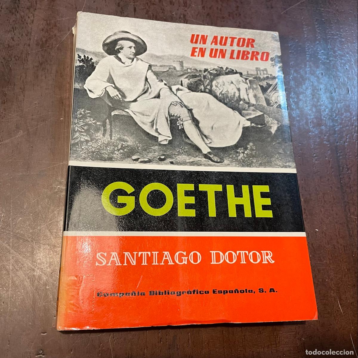 Libros: Goethe - Santiago Dotor - Foto 1