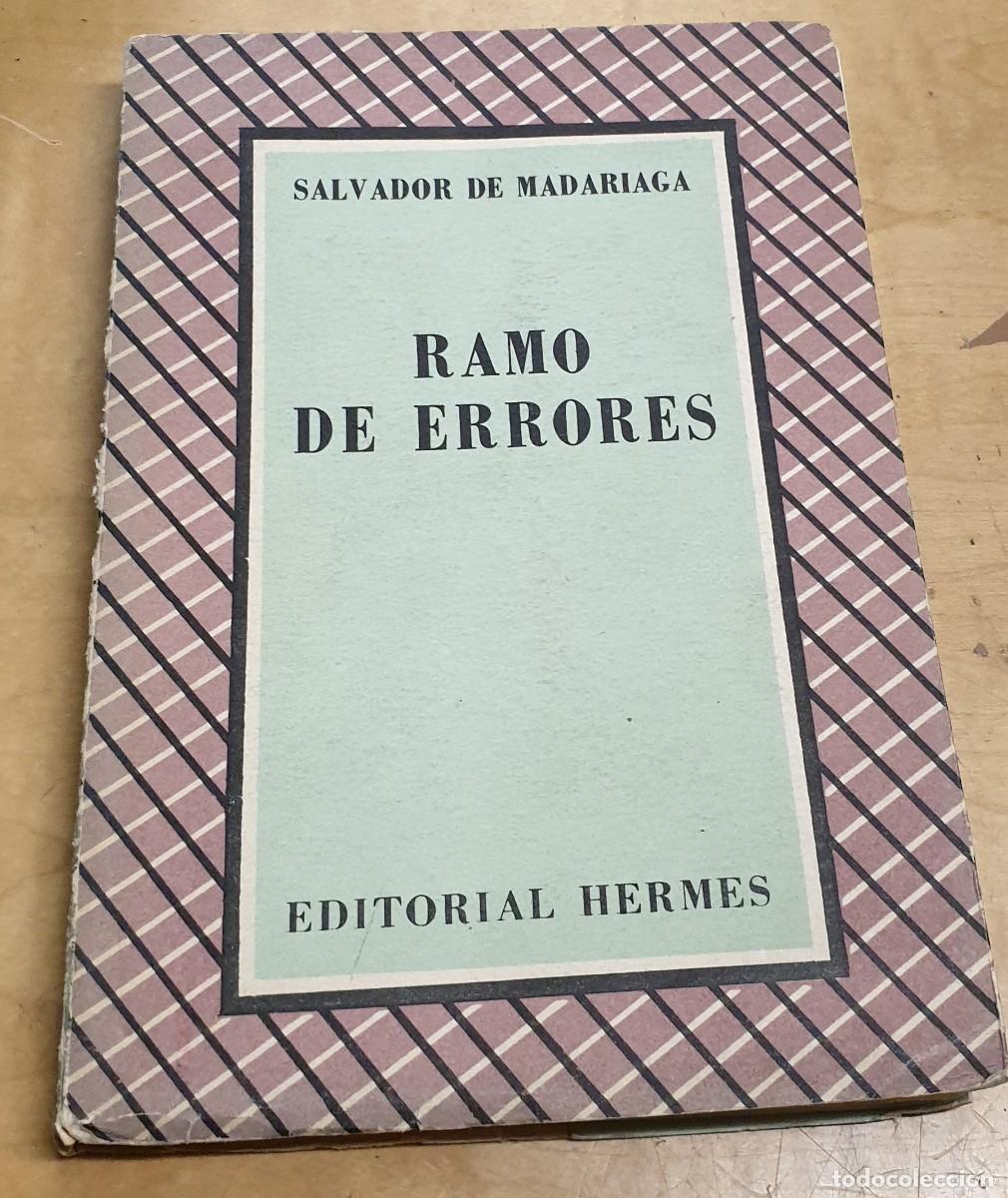 Libros: Ramo de errores - MADARIAGA, SALVADOR DE - Foto 1